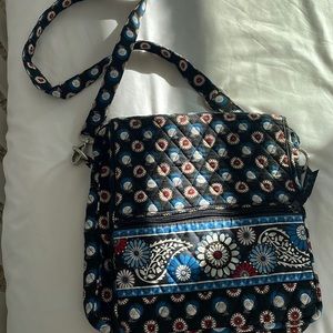 Vera Bradley Messenger Bag Black Night Owl